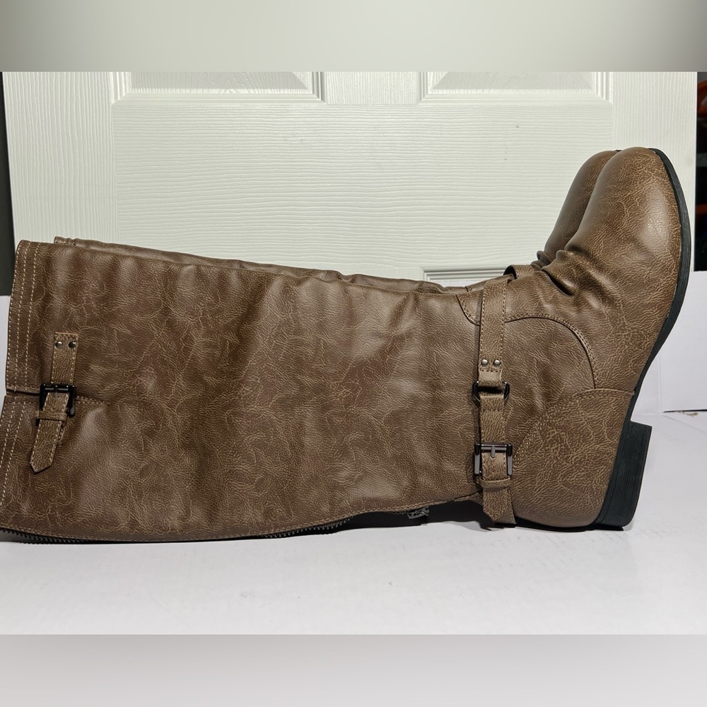 Top Moda Women’s COCO 1 Knee High Riding Boots - Size 10 - Cognac - New - Picture 5 of 11